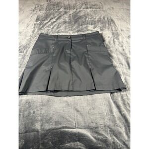 Nikegolf Nike Golf Skort Skirt‎ Shorts Womens 8 Black Tour Performance Dri-Fit